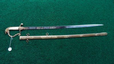 M1143 EAGLEHEAD NEW YORK MILITIA OFFICER'S SWORD [A]