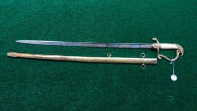 M1143 EAGLEHEAD NEW YORK MILITIA OFFICER'S SWORD [A] - Image 2