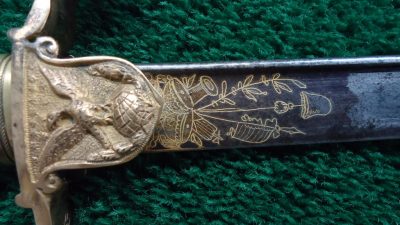 M1143 EAGLEHEAD NEW YORK MILITIA OFFICER'S SWORD [A] - Image 7
