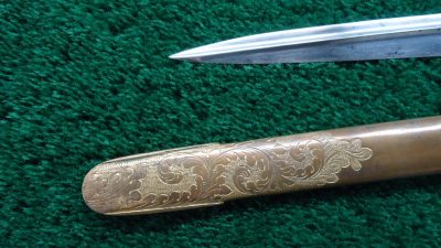 M1143 EAGLEHEAD NEW YORK MILITIA OFFICER'S SWORD [A] - Image 10