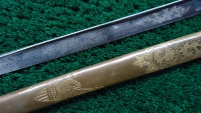 M1143 EAGLEHEAD NEW YORK MILITIA OFFICER'S SWORD [A] - Image 11