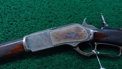W4225 WINCHESTER DELUXE MODEL 1876 RIFLE IN 45-60 CALIBER [A] - Image 2