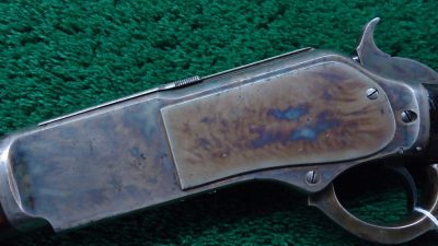 W4225 WINCHESTER DELUXE MODEL 1876 RIFLE IN 45-60 CALIBER [A] - Image 8