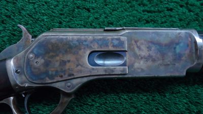 W4225 WINCHESTER DELUXE MODEL 1876 RIFLE IN 45-60 CALIBER [A] - Image 9