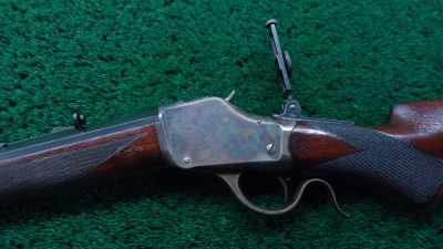 W4121 WINCHESTER MODEL 1885 HIGH WALL DELUXE PISTOL GRIP RIFLE CHAMBERED IN 32-40 [A] - Image 2