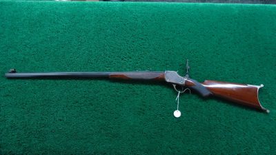 W4121 WINCHESTER MODEL 1885 HIGH WALL DELUXE PISTOL GRIP RIFLE CHAMBERED IN 32-40 [A] - Image 25