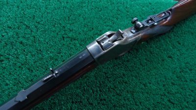 W4121 WINCHESTER MODEL 1885 HIGH WALL DELUXE PISTOL GRIP RIFLE CHAMBERED IN 32-40 [A] - Image 4