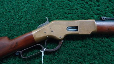 W4200 WINCHESTER MODEL 1866 RIFLE WITH HENRY MARKED BARREL [A]