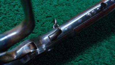 W4224 BELGIAN MADE PERIOD COPY OF A WINCHESTER FIRST MODEL 1873 SADDLE RING CARBINE [A] - Image 9
