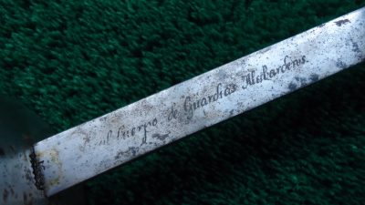 M2019 *Sale Pending* SPANISH ARTILLERY OFFICERS SWORD - Image 5