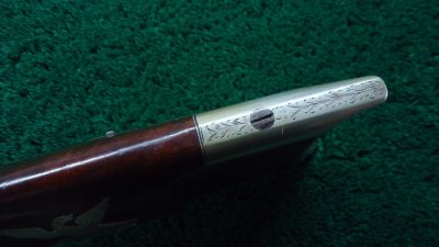 MR1700 PHILADELPHIA HALFSTOCK SILVER-MOUNTED PERCUSSION SPORTING RIFLE BY TRYON [A] - Image 17