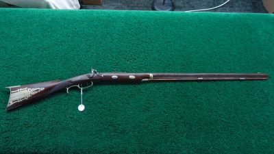 MR1700 PHILADELPHIA HALFSTOCK SILVER-MOUNTED PERCUSSION SPORTING RIFLE BY TRYON [A] - Image 22