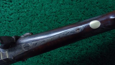 MR1700 PHILADELPHIA HALFSTOCK SILVER-MOUNTED PERCUSSION SPORTING RIFLE BY TRYON [A] - Image 9