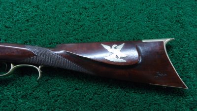 MR1700 PHILADELPHIA HALFSTOCK SILVER-MOUNTED PERCUSSION SPORTING RIFLE BY TRYON [A] - Image 18