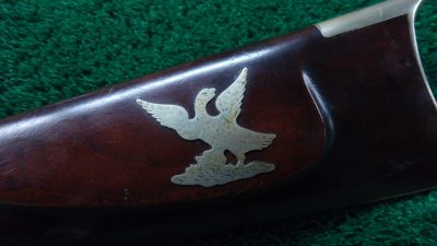 MR1700 PHILADELPHIA HALFSTOCK SILVER-MOUNTED PERCUSSION SPORTING RIFLE BY TRYON [A] - Image 14