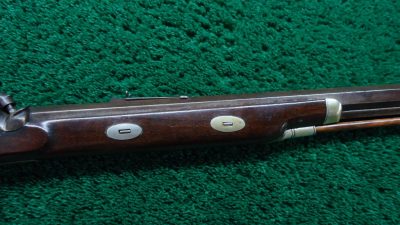 MR1700 PHILADELPHIA HALFSTOCK SILVER-MOUNTED PERCUSSION SPORTING RIFLE BY TRYON [A] - Image 5