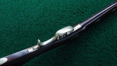 MR1700 PHILADELPHIA HALFSTOCK SILVER-MOUNTED PERCUSSION SPORTING RIFLE BY TRYON [A] - Image 3
