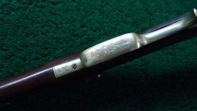 MR1700 PHILADELPHIA HALFSTOCK SILVER-MOUNTED PERCUSSION SPORTING RIFLE BY TRYON [A] - Image 10
