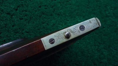MR1700 PHILADELPHIA HALFSTOCK SILVER-MOUNTED PERCUSSION SPORTING RIFLE BY TRYON [A] - Image 12