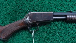 W3789  WINCHESTER MODEL 1890 WITH SPECIAL ORDER PISTOL GRIP WALNUT STOCK IN 22 SHORT [M]
