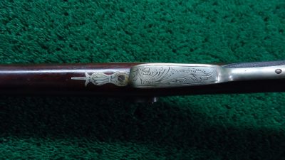 MR1701 BLUNT & SYMS HALFSTOCK SILVER-MOUNTED PERCUSSION SPORTING RIFLE [A] - Image 10