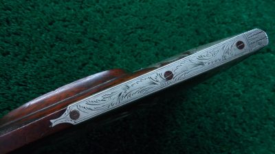 MR1701 BLUNT & SYMS HALFSTOCK SILVER-MOUNTED PERCUSSION SPORTING RIFLE [A] - Image 12