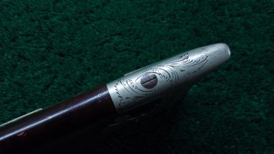 MR1701 BLUNT & SYMS HALFSTOCK SILVER-MOUNTED PERCUSSION SPORTING RIFLE [A] - Image 20
