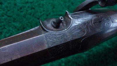 MR1701 BLUNT & SYMS HALFSTOCK SILVER-MOUNTED PERCUSSION SPORTING RIFLE [A] - Image 11