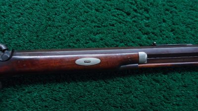 MR1701 BLUNT & SYMS HALFSTOCK SILVER-MOUNTED PERCUSSION SPORTING RIFLE [A] - Image 5