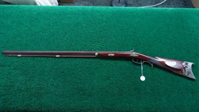 MR1701 BLUNT & SYMS HALFSTOCK SILVER-MOUNTED PERCUSSION SPORTING RIFLE [A] - Image 24