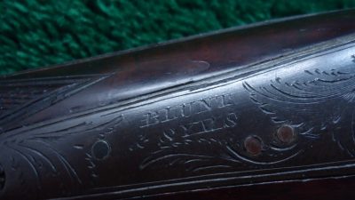 MR1701 BLUNT & SYMS HALFSTOCK SILVER-MOUNTED PERCUSSION SPORTING RIFLE [A] - Image 15