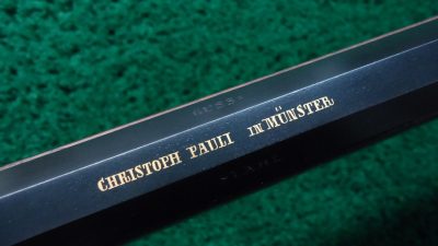 MR1704 GERMAN FULLSTOCK PERCUSSION JAEGER RIFLE BY CHRISTOPHER PAULI [A] - Image 6