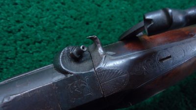 MSG1261 ENGRAVED GERMAN DOUBLE BARREL PERCUSSION SHOTGUN [A] - Image 14