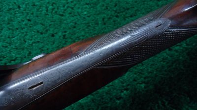 MSG1261 ENGRAVED GERMAN DOUBLE BARREL PERCUSSION SHOTGUN [A] - Image 10