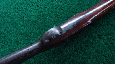 MSG1261 ENGRAVED GERMAN DOUBLE BARREL PERCUSSION SHOTGUN [A] - Image 3