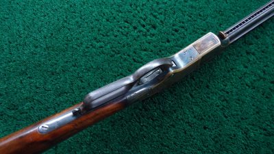 W4385 FACTORY ENGRAVED SILVER PLATED HENRY RIFLE [A] - Image 3