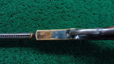 W4385 FACTORY ENGRAVED SILVER PLATED HENRY RIFLE [A] - Image 13