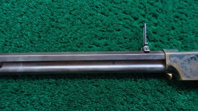 W4385 FACTORY ENGRAVED SILVER PLATED HENRY RIFLE [A] - Image 15