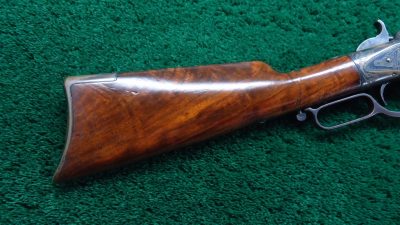 W4385 FACTORY ENGRAVED SILVER PLATED HENRY RIFLE [A] - Image 22
