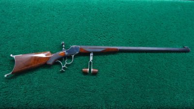 W4112 WINCHESTER-POPE MODEL 1885 HI-WALL TARGET RIFLE IN 33-40 POPE CALIBER [M] - Image 30