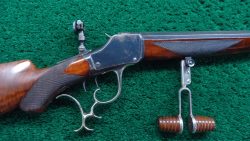 W4112 WINCHESTER-POPE MODEL 1885 HI-WALL TARGET RIFLE IN 33-40 POPE CALIBER [M]