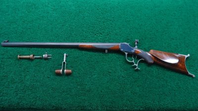 W4112 WINCHESTER-POPE MODEL 1885 HI-WALL TARGET RIFLE IN 33-40 POPE CALIBER [M] - Image 29