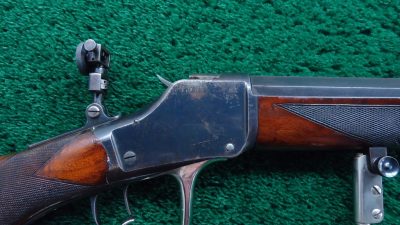 W4112 WINCHESTER-POPE MODEL 1885 HI-WALL TARGET RIFLE IN 33-40 POPE CALIBER [M] - Image 8