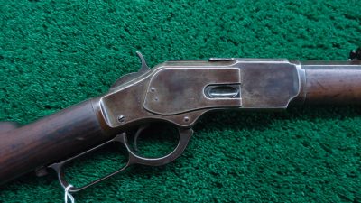 W4222 WINCHESTER MODEL 1873 RIFLE WITH 28 INCH BARREL IN 32 WCF [M]