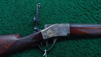 MR1693 CUSTOM ENGRAVED SHARPS MODEL 1878 BORCHARDT RIFLE IN 50-90 SHARPS CALIBER [A]