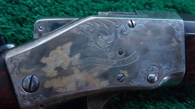 MR1693 CUSTOM ENGRAVED SHARPS MODEL 1878 BORCHARDT RIFLE IN 50-90 SHARPS CALIBER [A] - Image 8