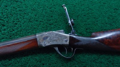 MR1693 CUSTOM ENGRAVED SHARPS MODEL 1878 BORCHARDT RIFLE IN 50-90 SHARPS CALIBER [A] - Image 2