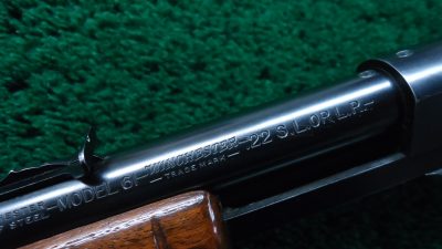 W4368 RARE 1ST YEAR WINCHESTER MODEL 61 TAKE-DOWN SLIDE ACTION RIFLE SERIAL NUMBER 135 [M] - Image 6
