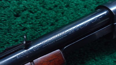 W4385 *Sale Pending* PRE-WAR WINCHESTER MODEL 62 SLIDE ACTION RIFLE CHAMBERED FOR 22 S,L, OR LR [M] - Image 16