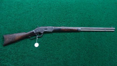 W928 FACTORY ENGRAVED DELUXE 2ND MODEL 1873 WINCHESTER RIFLE [A] - Image 26